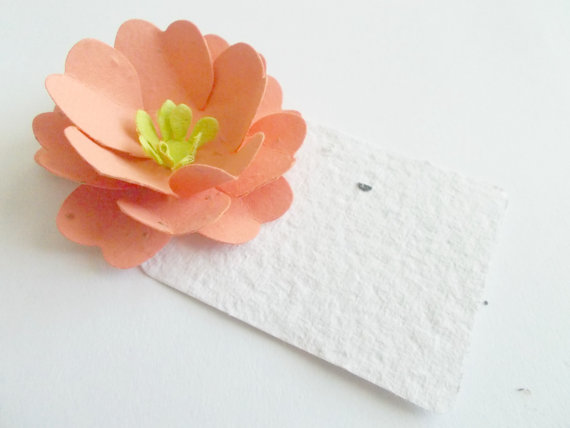 save the date plantable place cards