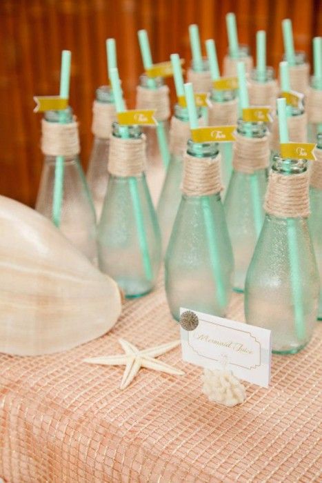 sea glass bottles