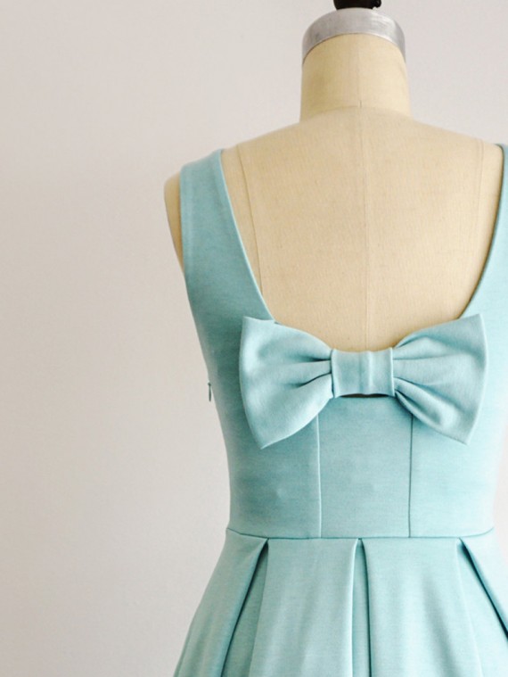 bridesmaid dresses bow on back by apricity