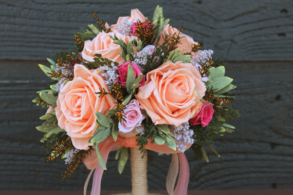 Themed Wedding Bouquets - Shabby Chic