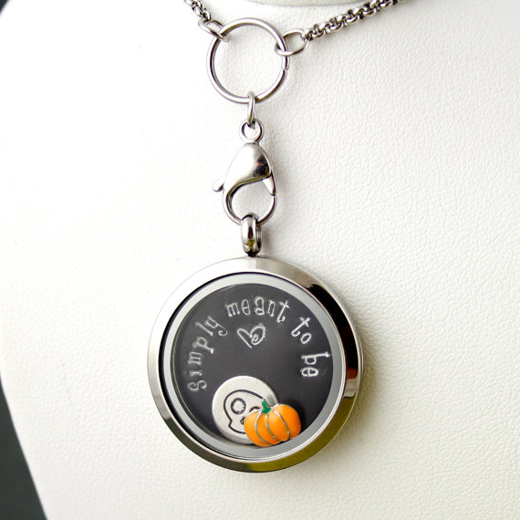 simply meant to be - nightmare before christmas locket | Offbeat Wedding Theme:  Floating Lockets