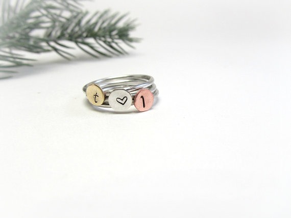 stackable rings via 27 Amazing Anniversary Gifts by Year https://emmalinebride.com/gifts/anniversary-gifts-by-year/