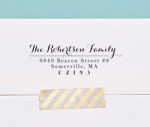 Custom Return Address Stamp