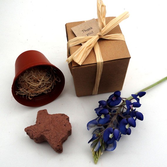 state themed wedding seed favors