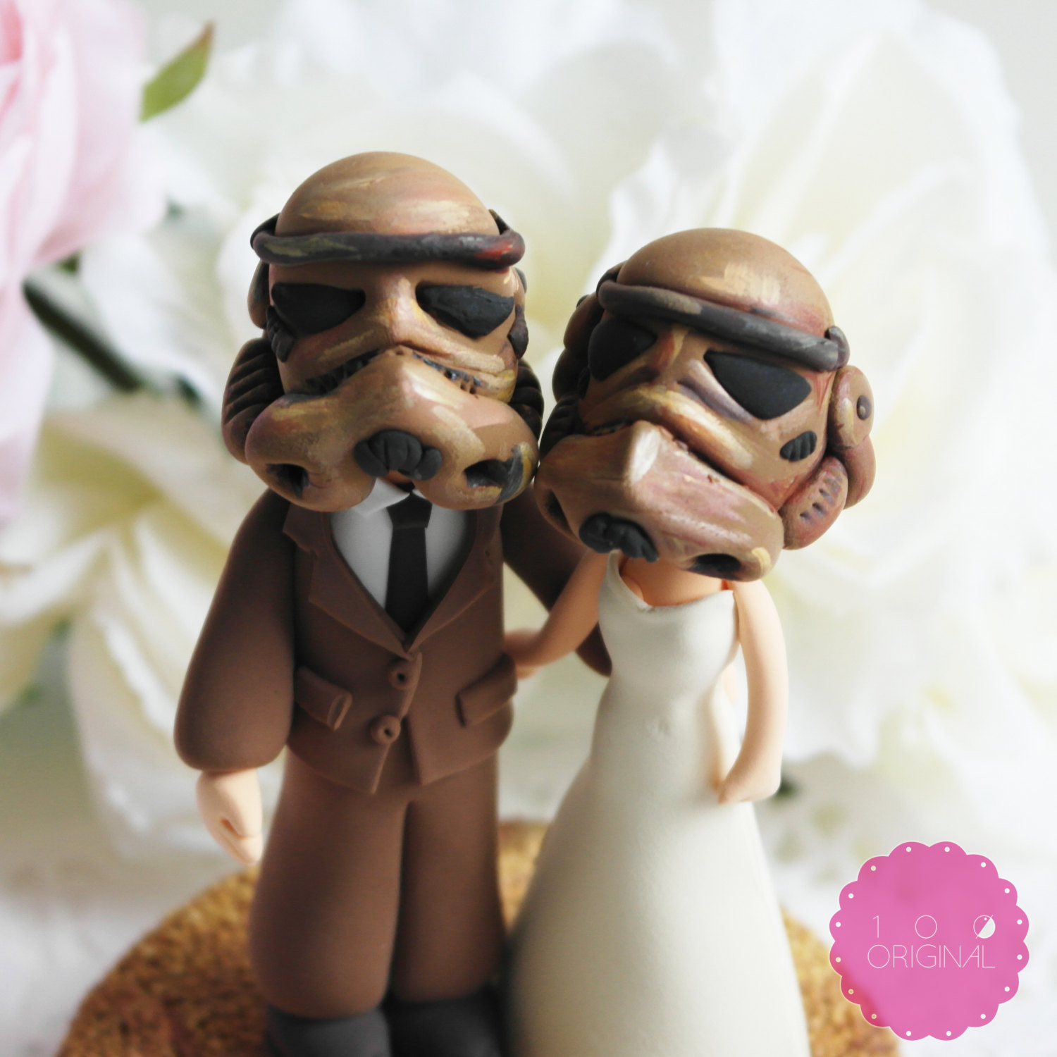storm troopers cake topper - 9 Adorable Custom Made Cake Toppers via https://emmalinebride.com/decor/custom-made-cake-toppers/
