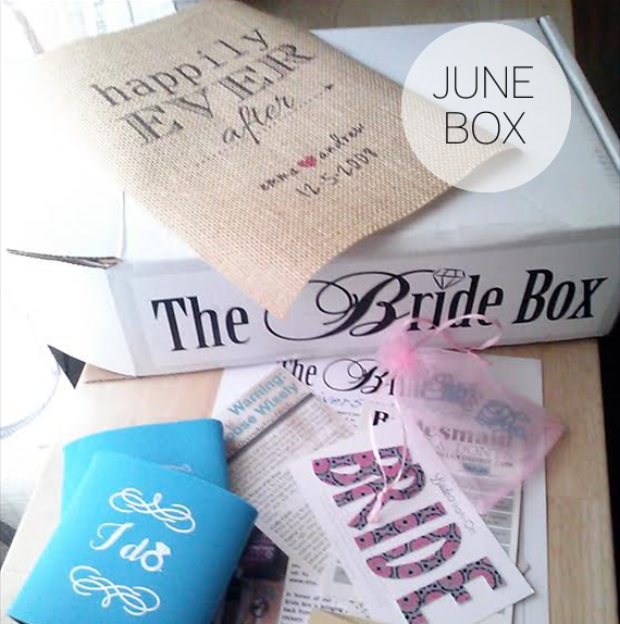 Subscription Box for Brides -- The Bride Box - June box