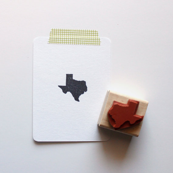 texas state rubber stamp