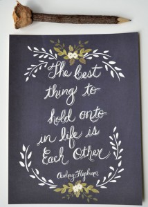 audrey hepburn | #wedding Wedding Poster Ideas for (Easy!) Decor