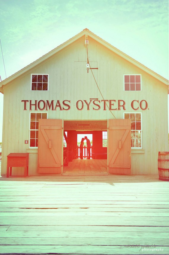 20 Best Engagement Photo Ideas:  Thomas Oyster Co. (by Michelle Gardella)