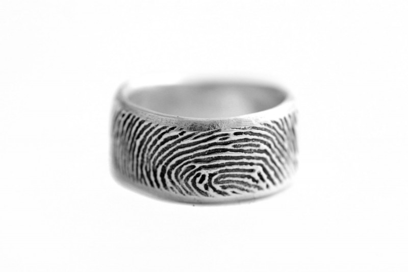 thumbprint wedding ring