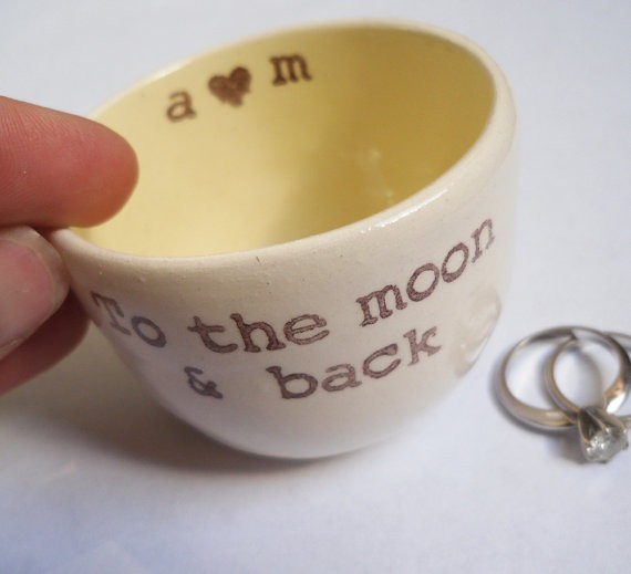 To the Moon and Back Ring Dish by Elycia Camille