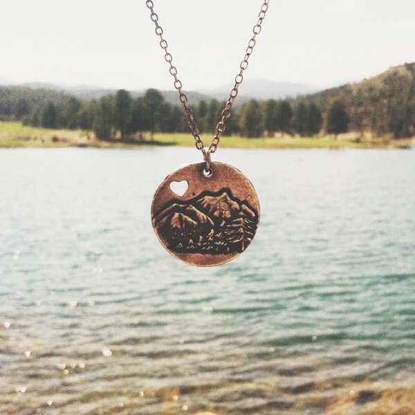 mountain necklace by truche