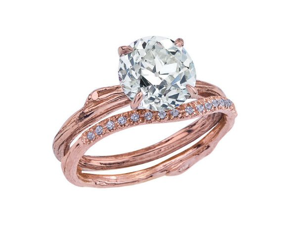 vintage diamond in new ring setting via 7 Tips for Picking an Engagement Ring