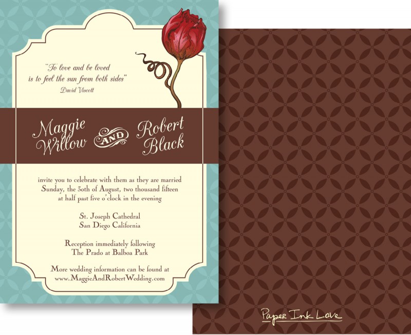 need wedding invitations fast? try this printable!