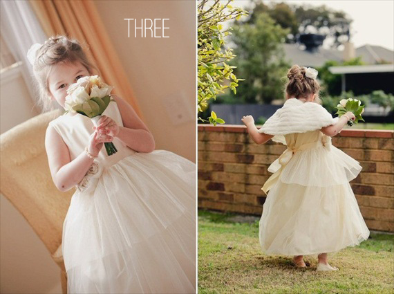 Cotton Flower Girl Dresses (by Olive & Fern, photo: Shot from the Heart, feature via EmmalineBride.com) #handmade #wedding