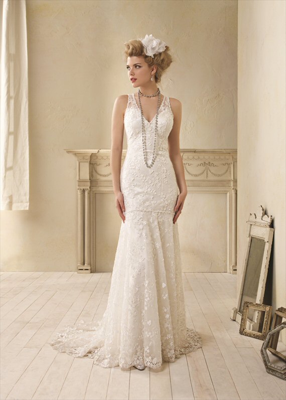 Vintage Inspired Wedding Gowns by the Alfred Angelo 2014 Collection - 1930s inspiration