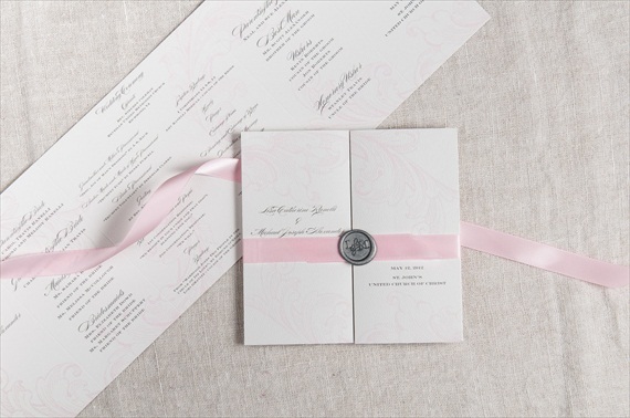 Wax Seal Invitations (by Paper Freckles) - How to Use Wax Letter Seals via EmmalineBride.com