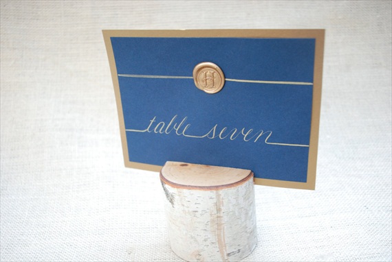 Wax Seal Table Numbers (by Southern Calligraphy) - How to Use Wax Letter Seals via EmmalineBride.com