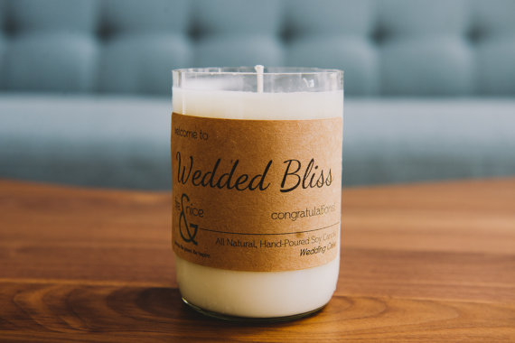 wedding gift ideas from a to z - wedded bliss candle by fire & nice