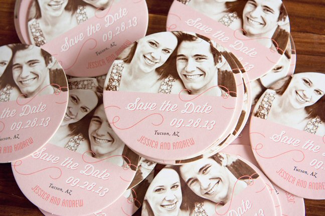wedding coasters personalized with photo