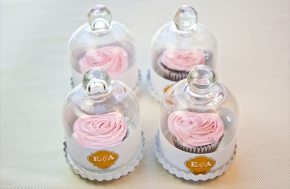 wedding favor containers diy cupcake bell jars