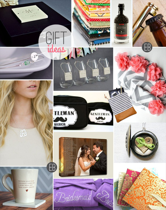 Who Gets a Gift from the Bride and Groom via EmmalineBride.com