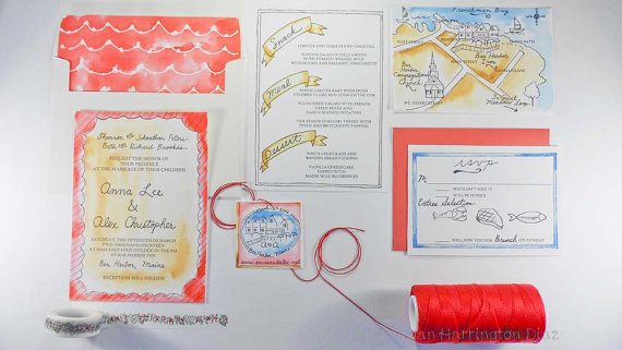 Maps for #Wedding Invitations (map: tying the knots)