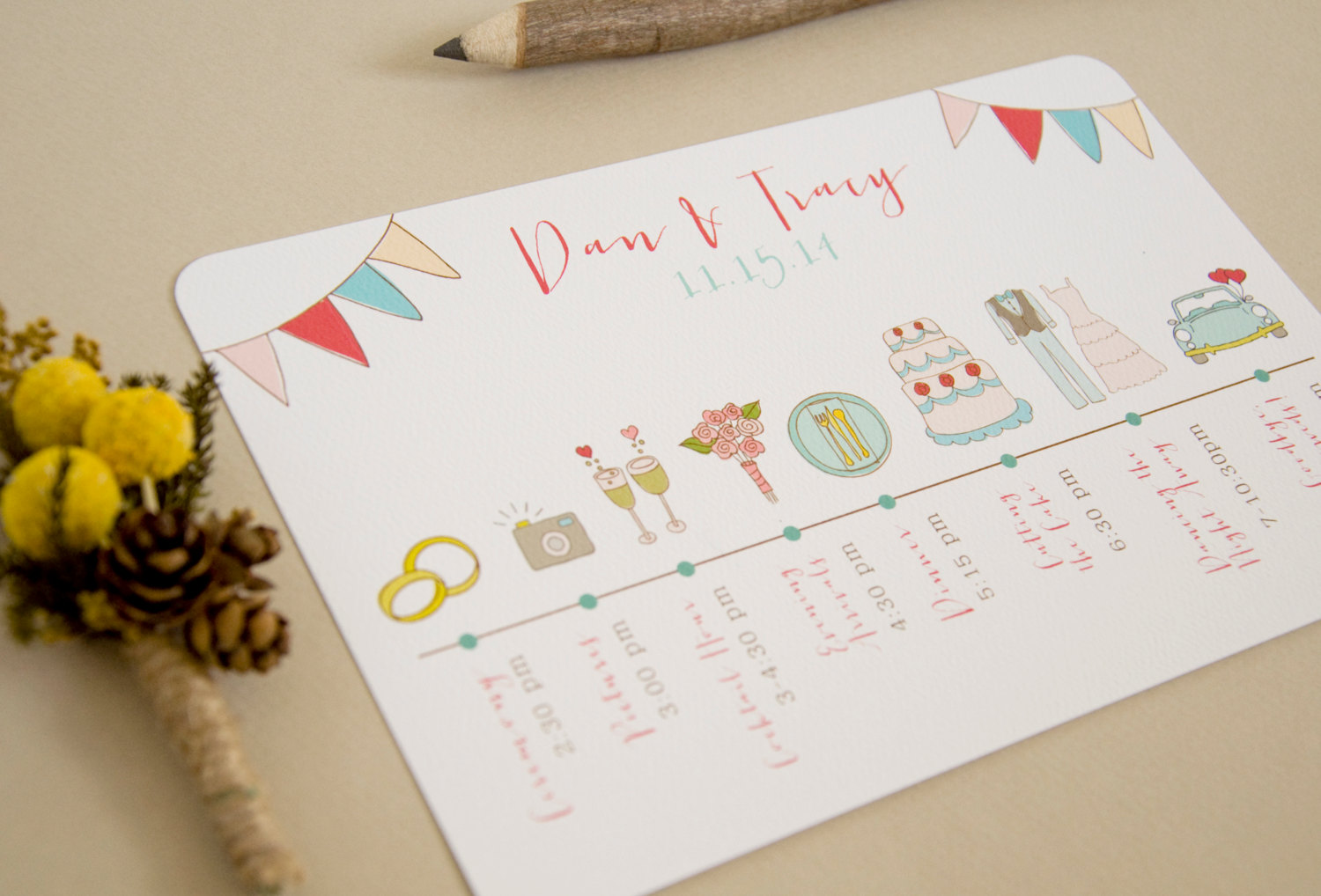 Wedding Itinerary | via http://emmalinebride.com/planning/tips-to-be-on-time/