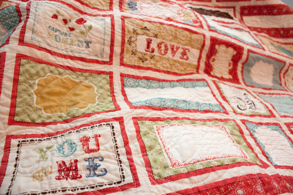 wedding gift ideas from a to z - wedding quilt by sarah says sew