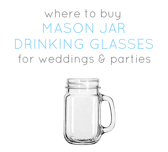 Where to Buy Mason Jar Drinking Glasses (w/ Handles)