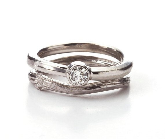 white gold engagement ring via 7 Tips for Picking an Engagement Ring